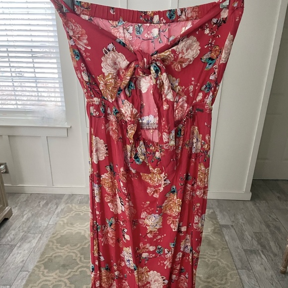 O'Neill Kai Floral Strapless Dress - Picture 3 of 4